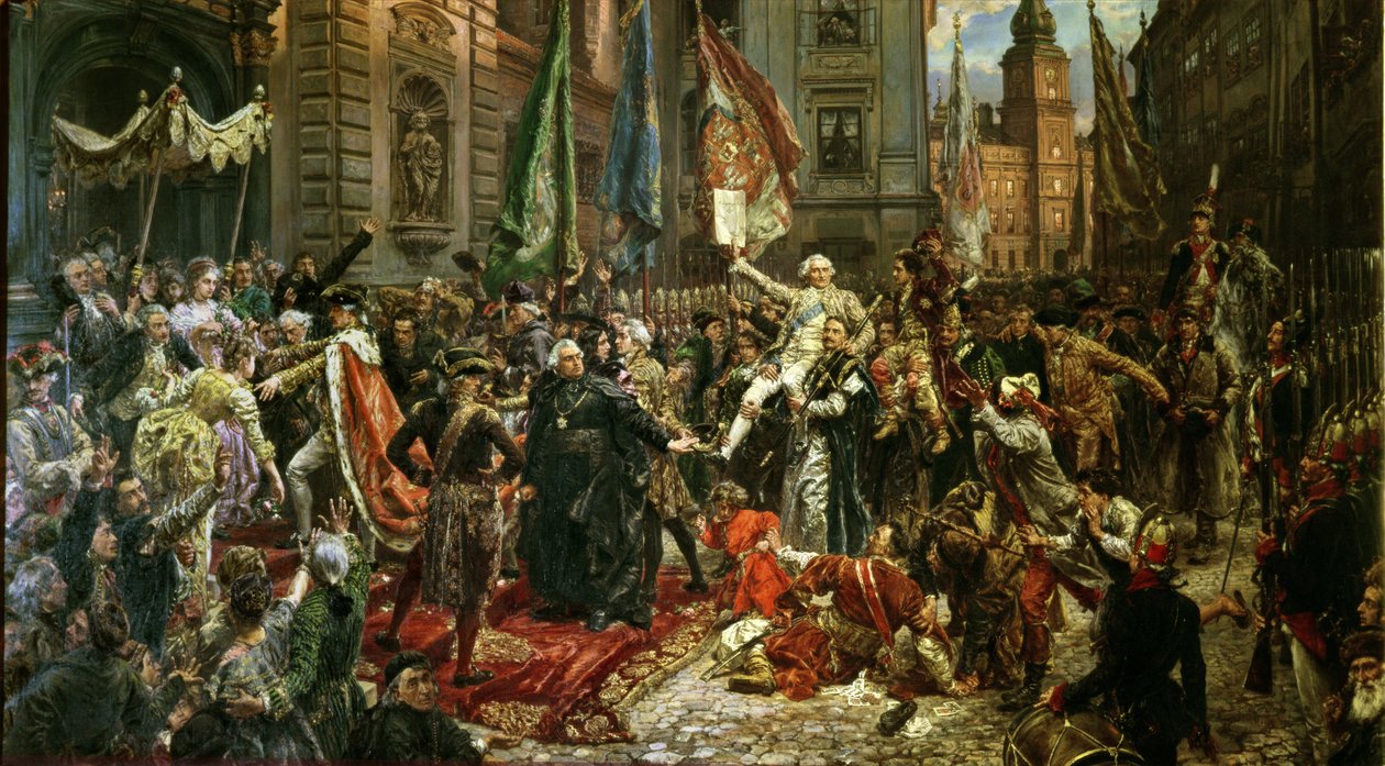 A Constituição de 3 de maio de 1791, 1891 de Jan Alojzy Matejko