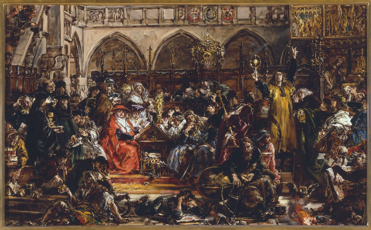 A influência da universidade no país no século XV. Novas correntes. Hussitismo e Humanismo de Jan Matejko