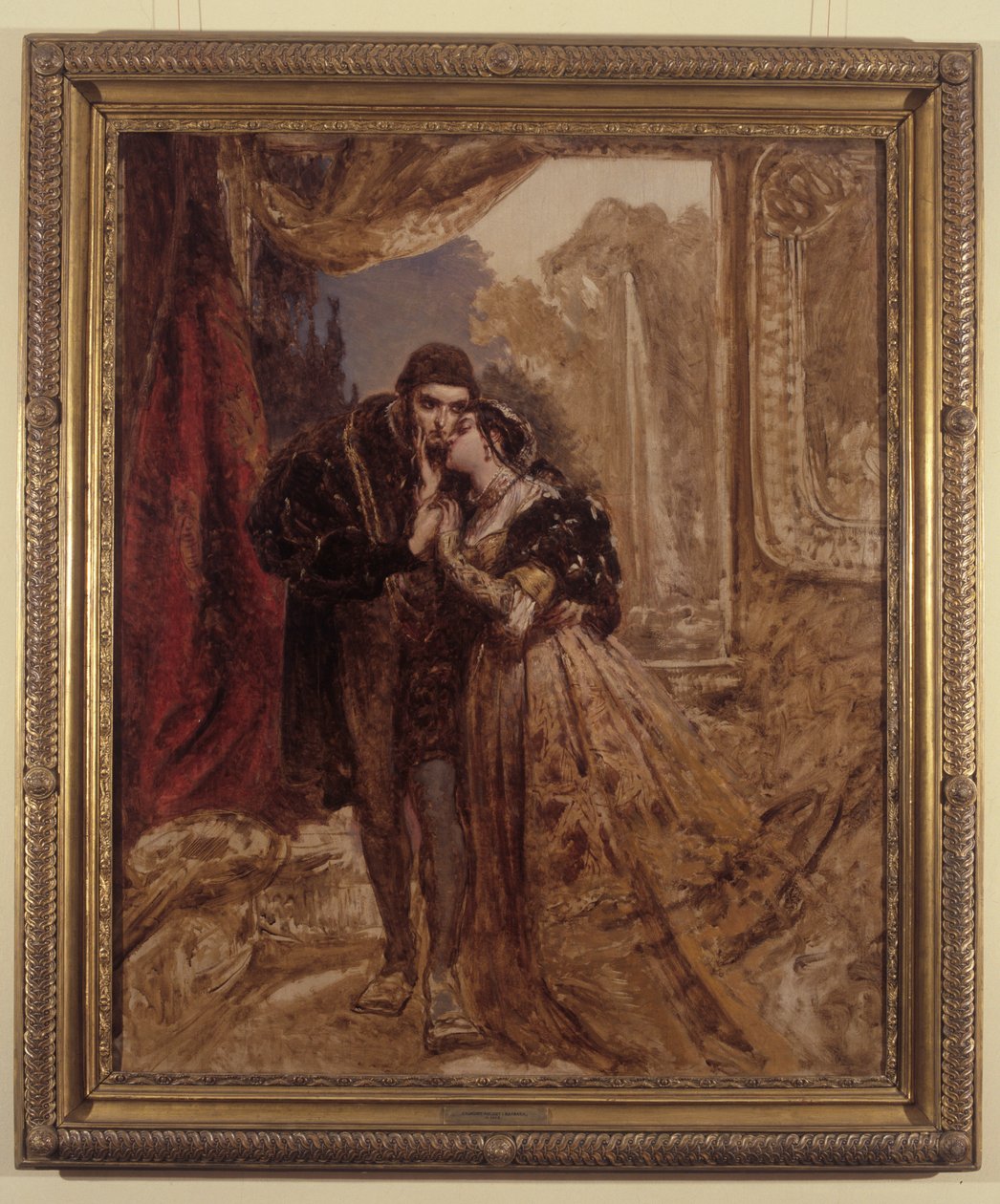 Sigismundo Augusto e Bárbara Radziwiłł de Jan Matejko