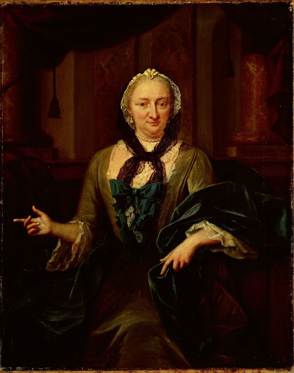 Retrato de Margaretha Trip, esposa de Hendrik van de Poll de Jan Maurits Quinkhard