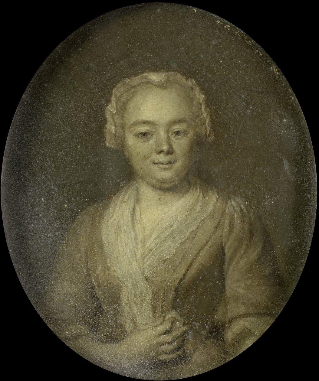 Retrato de Margaretha van Leuvenigh, esposa de Bernardus de Bosch de Jan Maurits Quinkhard