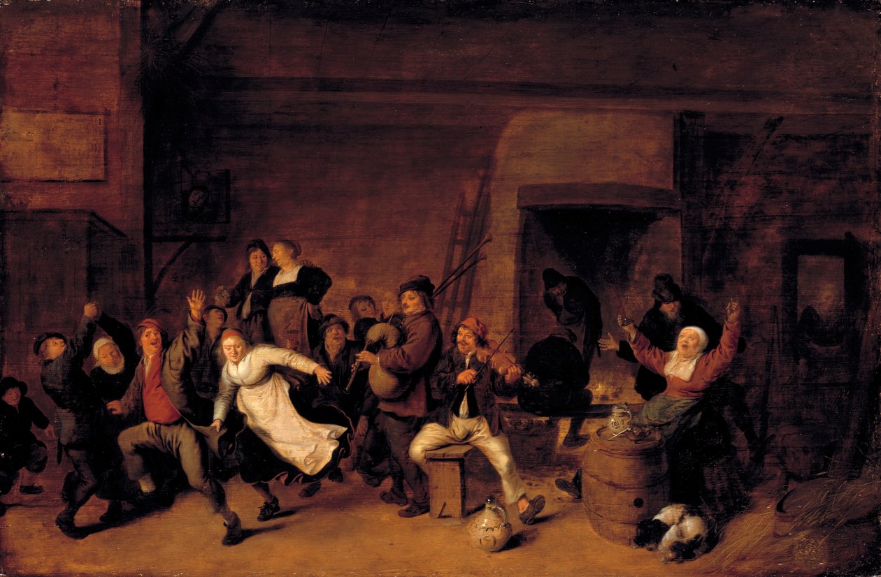 Cena festiva, c. 1650. de Jan Miense Molenaer