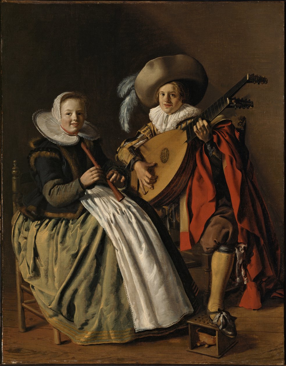 O Dueto, c.1629 (óleo sobre tela) de Jan Miense Molenaer