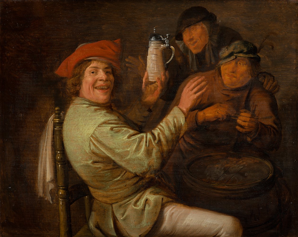 Os Cinco Sentidos: Audição, 1637 de Jan Miense Molenaer