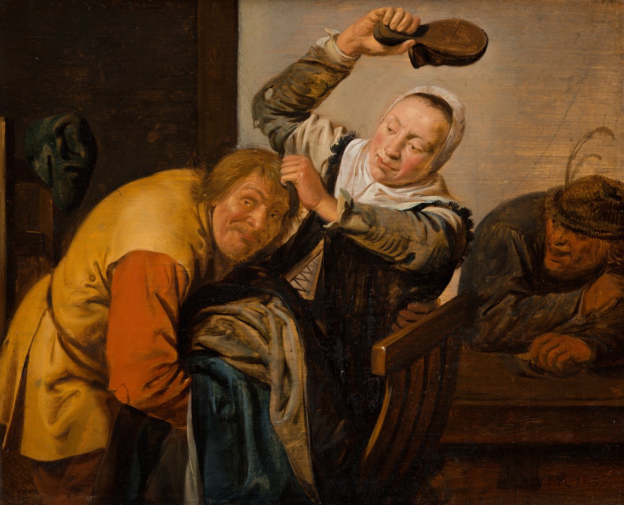 Os Cinco Sentidos: Toque, 1637 de Jan Miense Molenaer