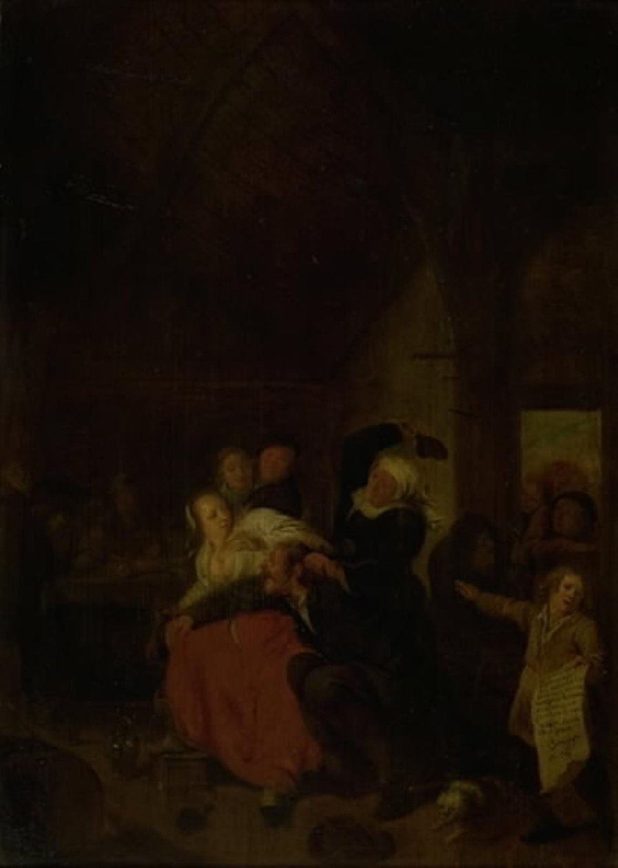 A esposa ciumenta de Jan Miense Molenaer