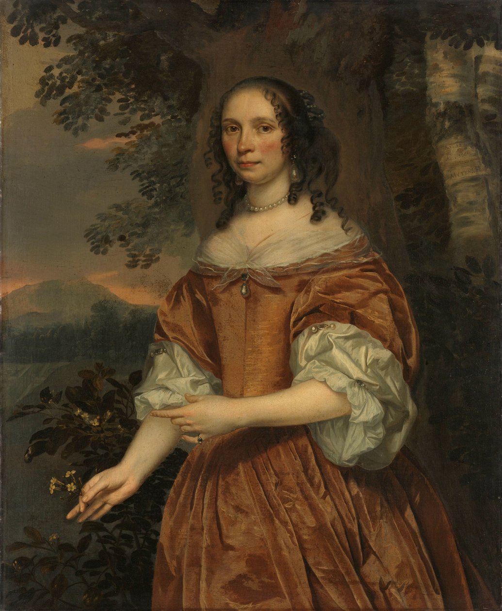 Maria de Witte Françoisdr (n 1616). Esposa de Johan van Beaumont de Jan Mijtens