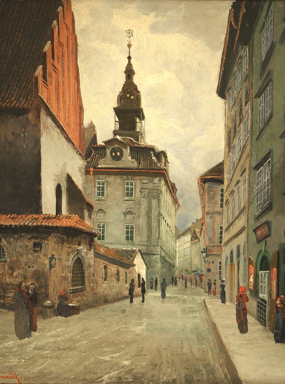 A Antiga Nova Sinagoga e a Câmara Municipal Judaica, Praga de Jan Minarik