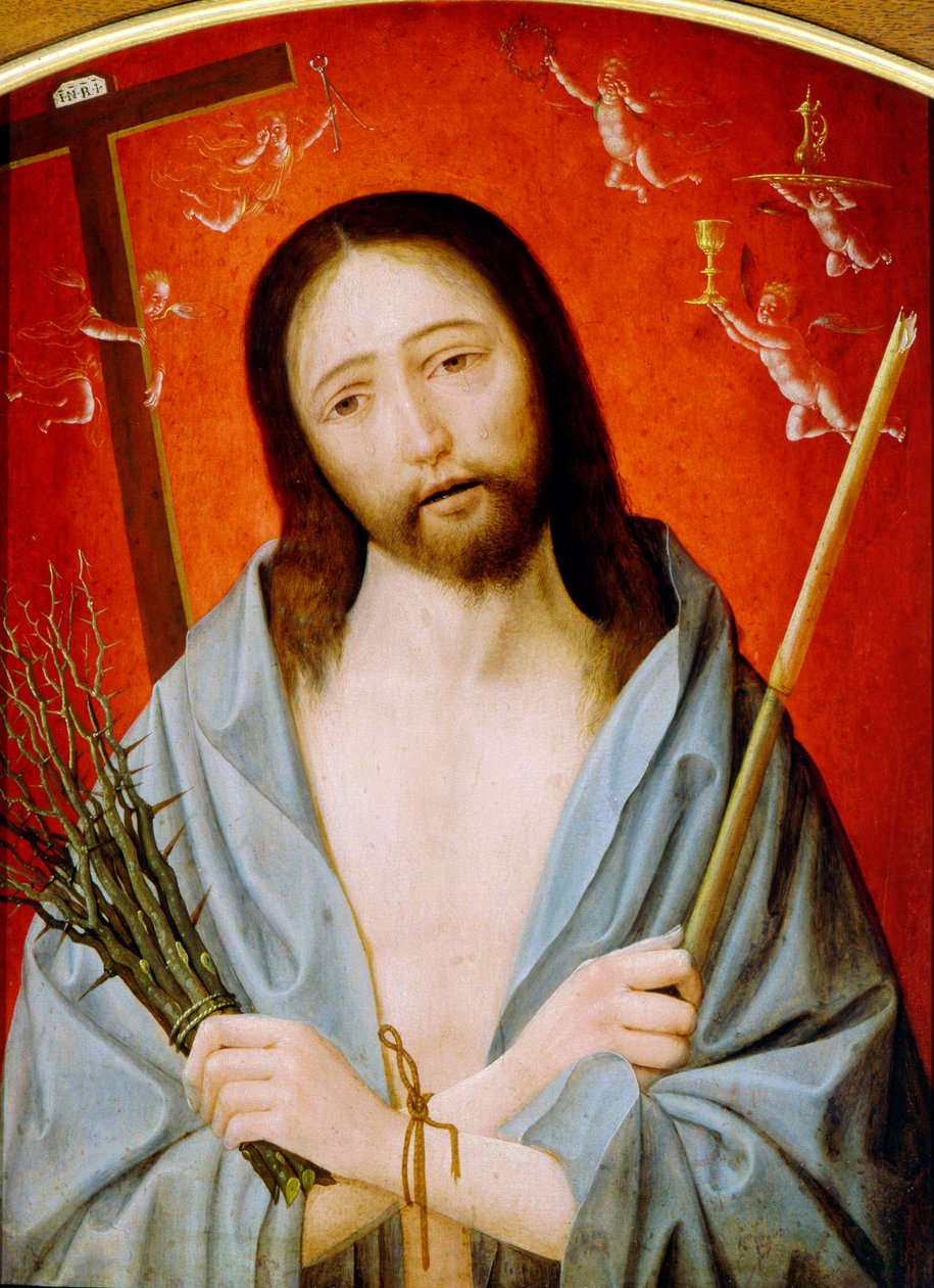 O Homem das Dores, c1520. de Jan Mostaert