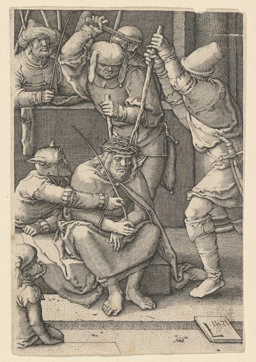 Cristo coroado de espinhos copy.n.d. de Jan Muller