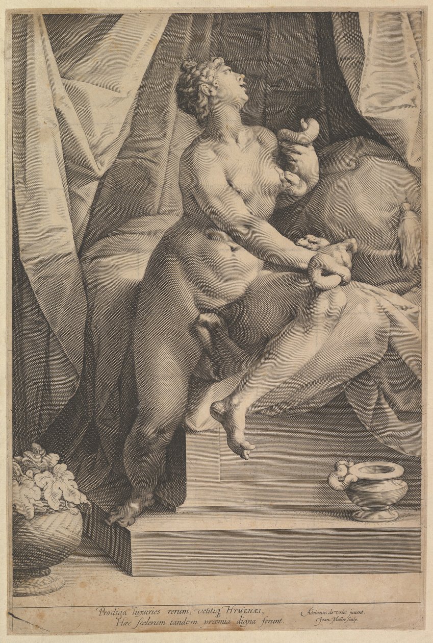 Cleópatra, ca. 1623. de Jan Muller