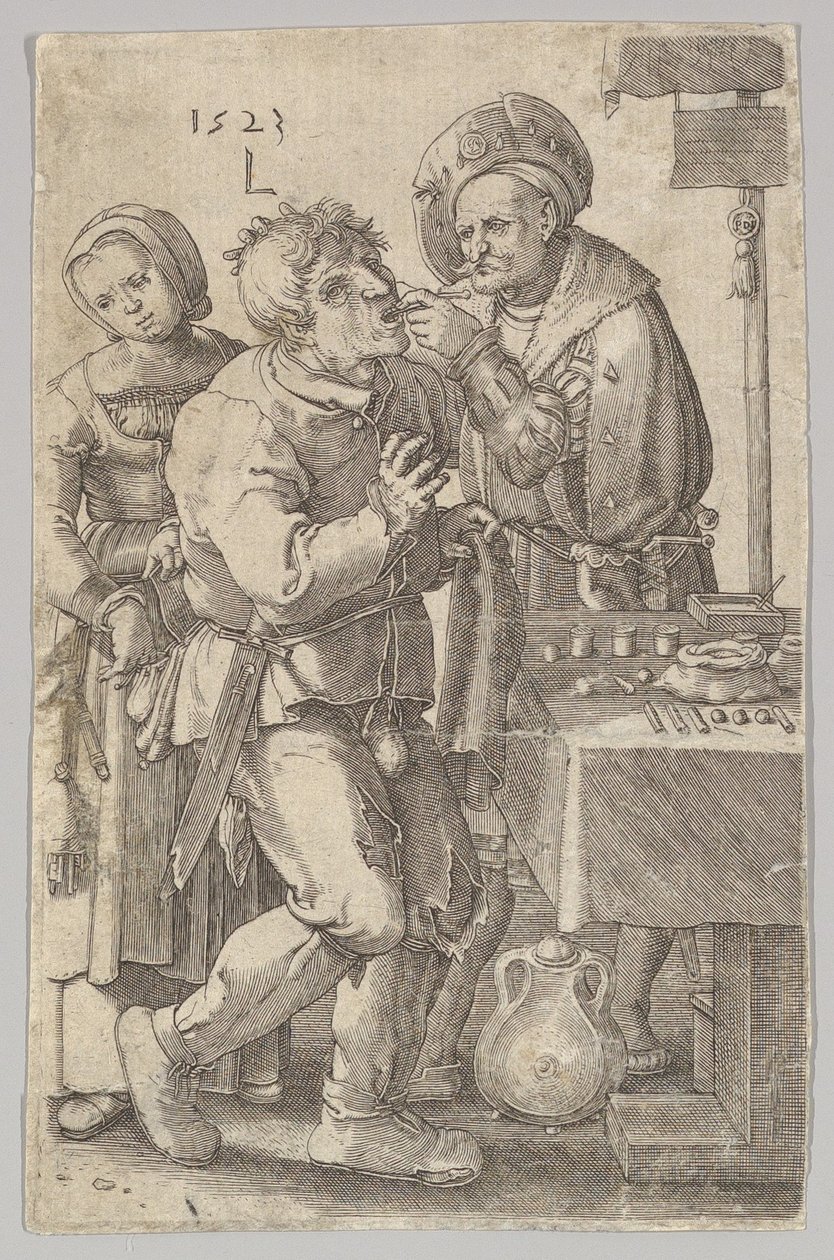 A cópia reversa do Dentista.n.d. de Jan Muller