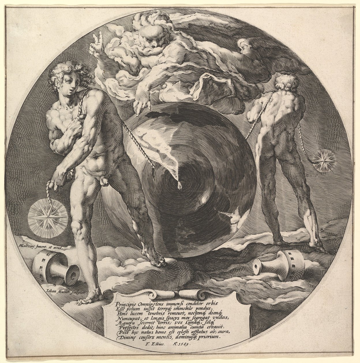 Título: Criação do Mundo, c. 1592. de Jan Muller