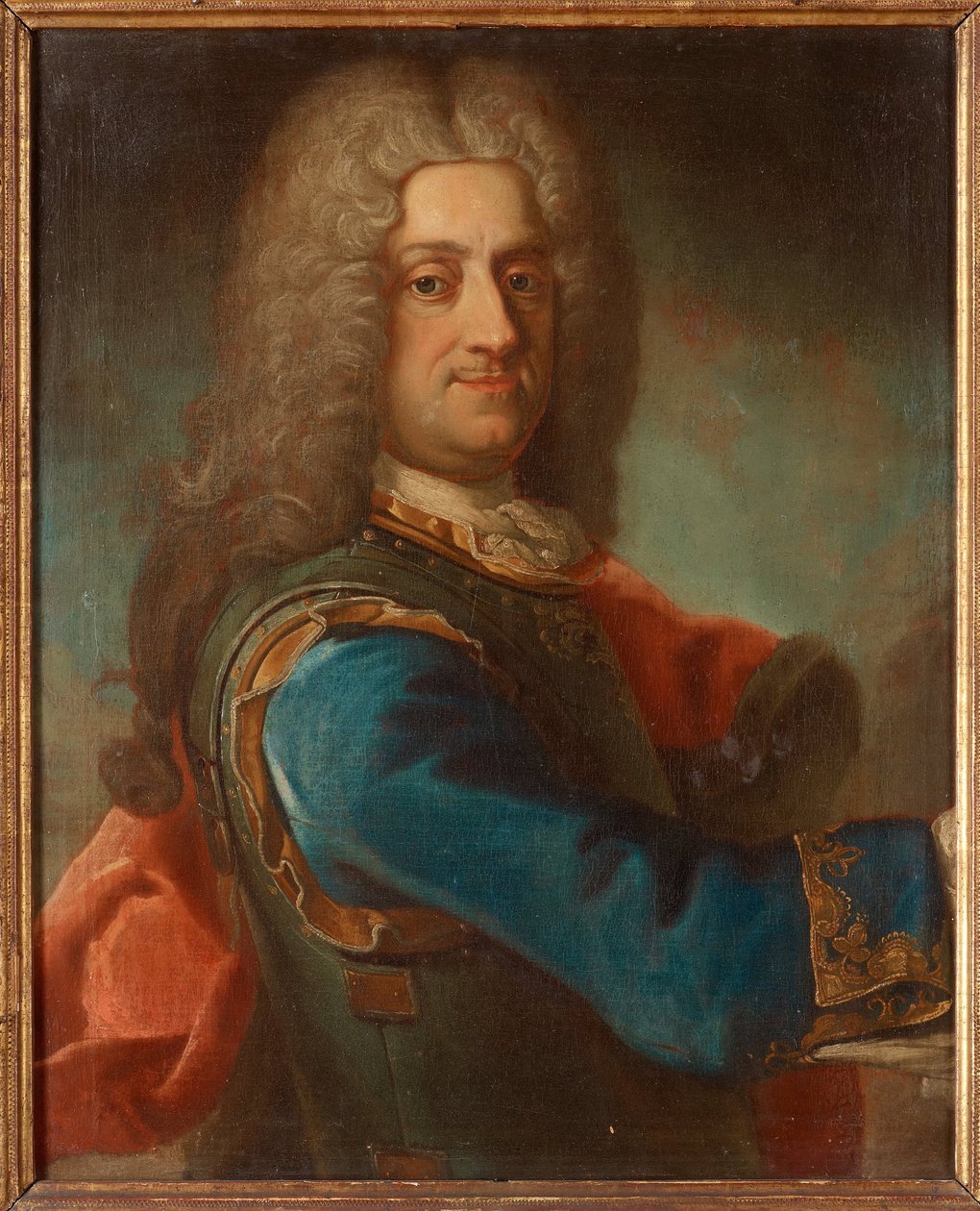 Retrato do Conde Ture Gabriel Bielke (1684-1763), de Mijtens (Meytens), Martin van, o Jovem (1695-1770). Óleo sobre tela. Dimensão : 80x64,5 cm. Colecção Particular de Jan Mytens or Mijtens