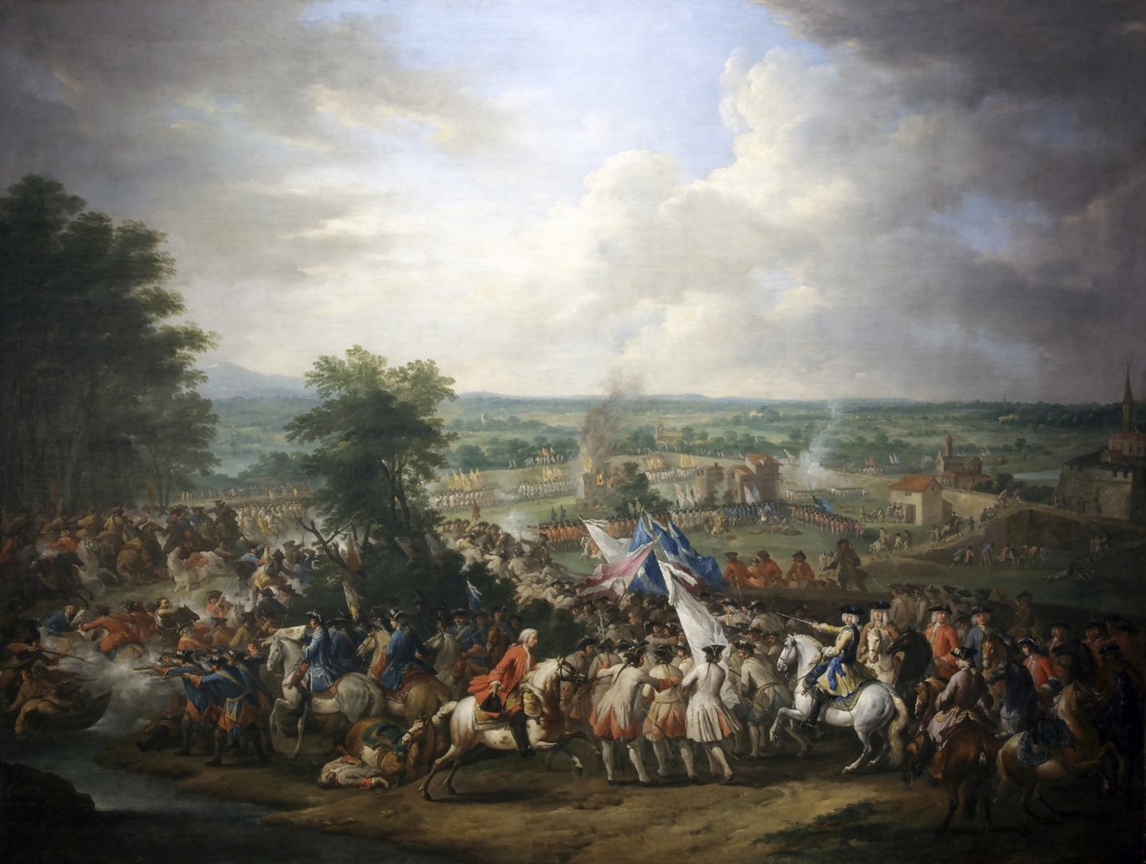 A batalha de Guastalla (2) de Jan Peeter Verdussen