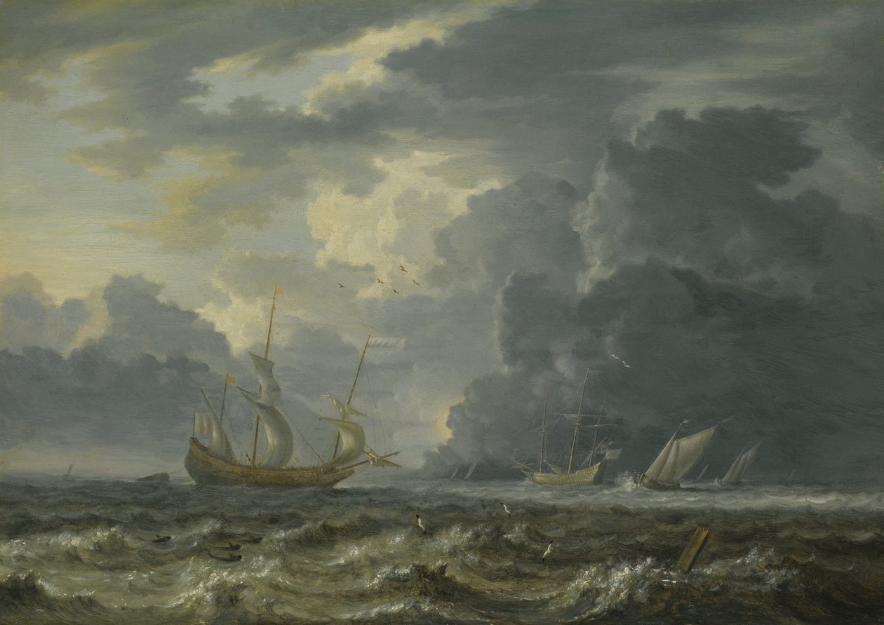 Navegação em mares agitados de Jan Peeters the Elder