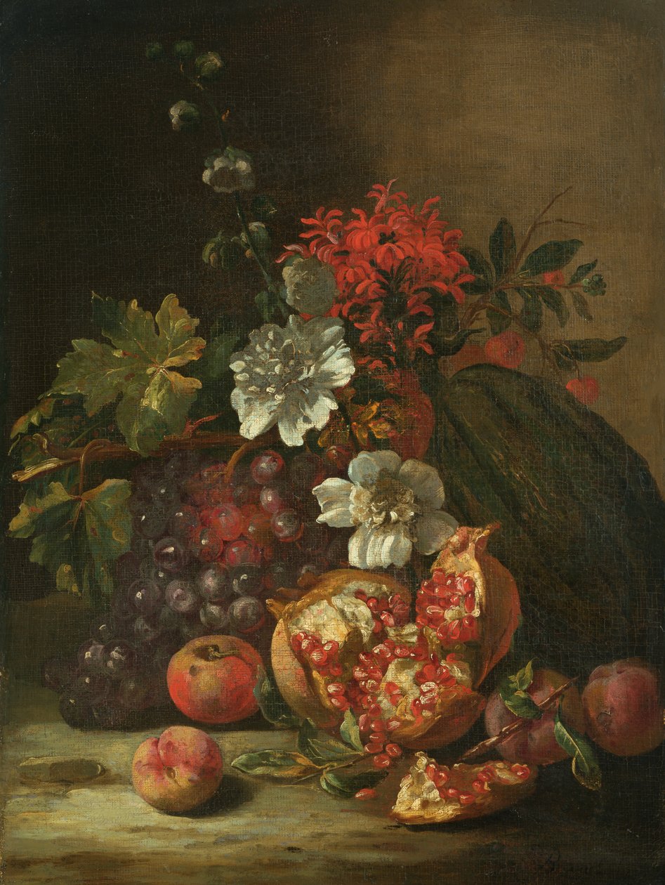 Frutas e Flores de Jan Peter van the Younger Bredael