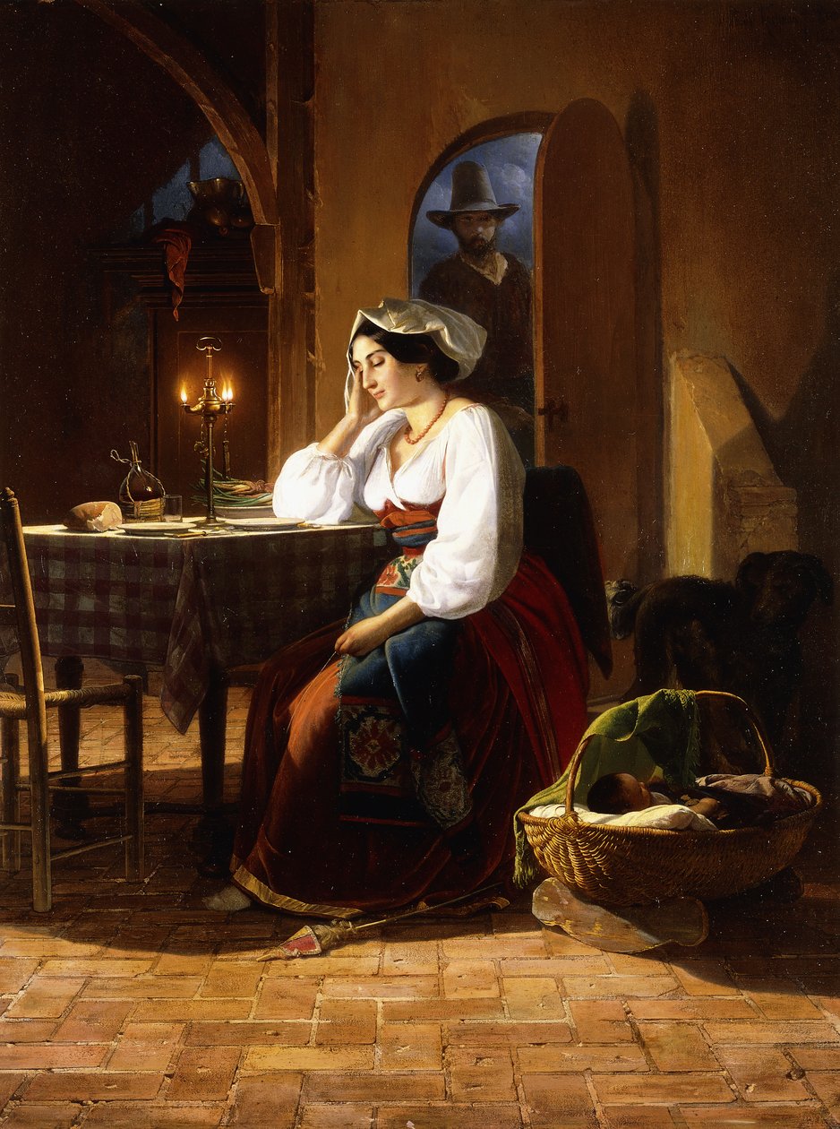 Late Home, 1854 de Jan Philip Koelman