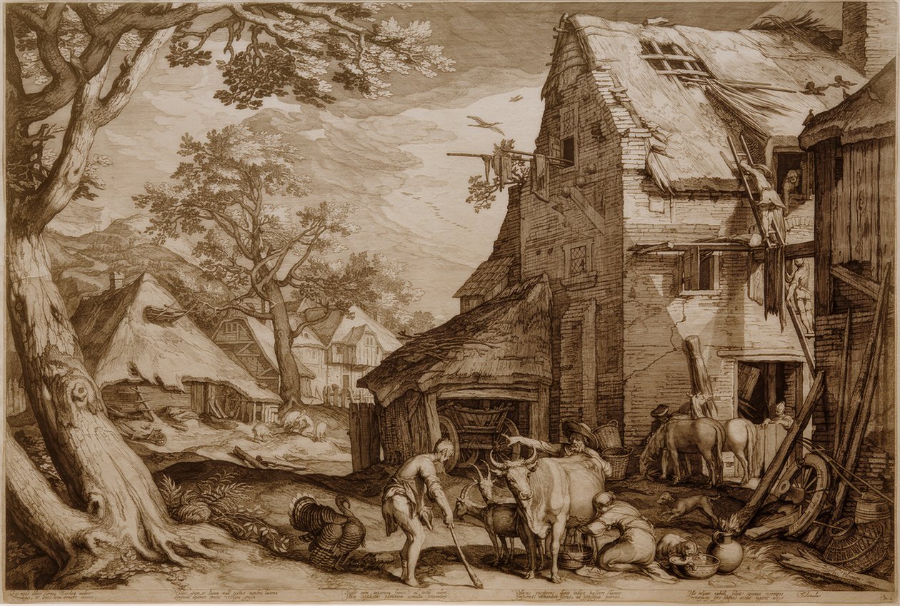 O filho pródigo como pastor de porcos de Jan Pietersz Saenredam