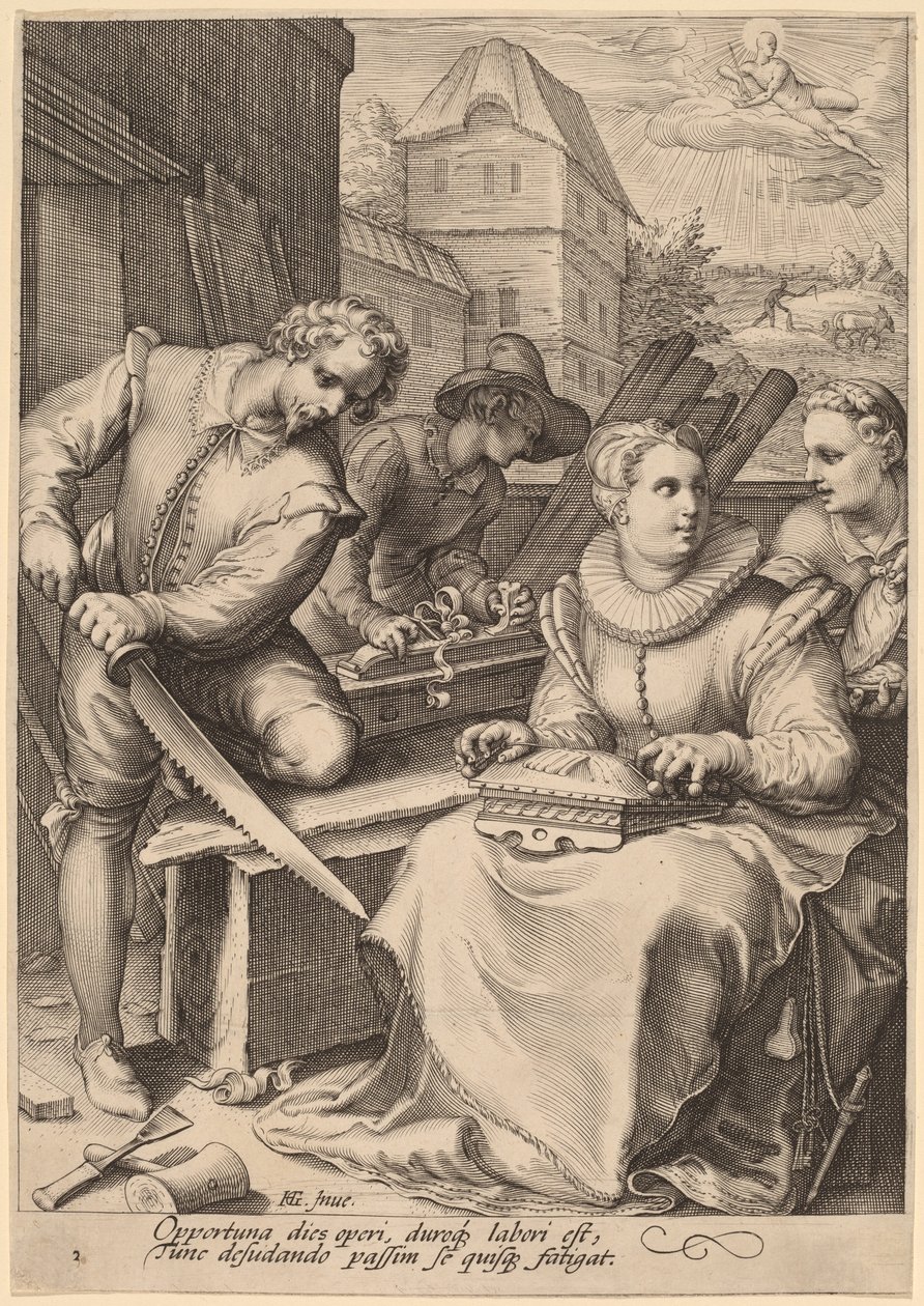 Um de Jan Pietersz Saenredam, after Hendrik Goltzius