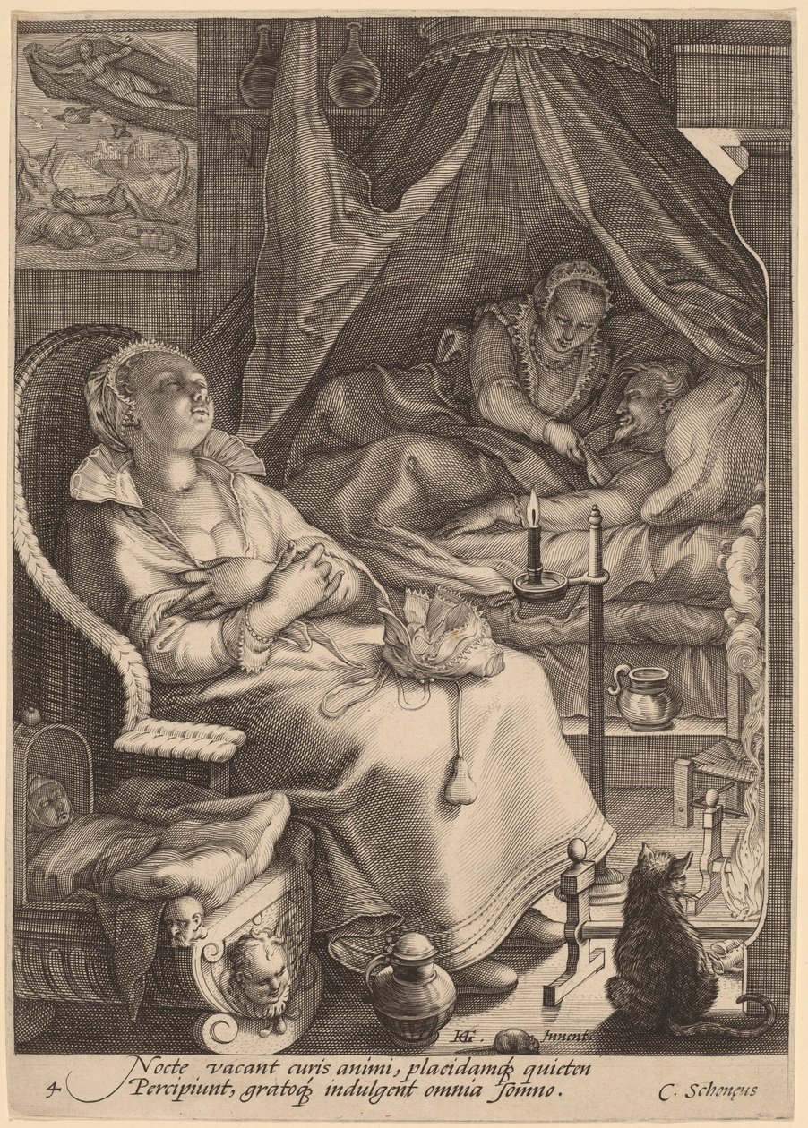 Noite de Jan Pietersz Saenredam, after Hendrik Goltzius