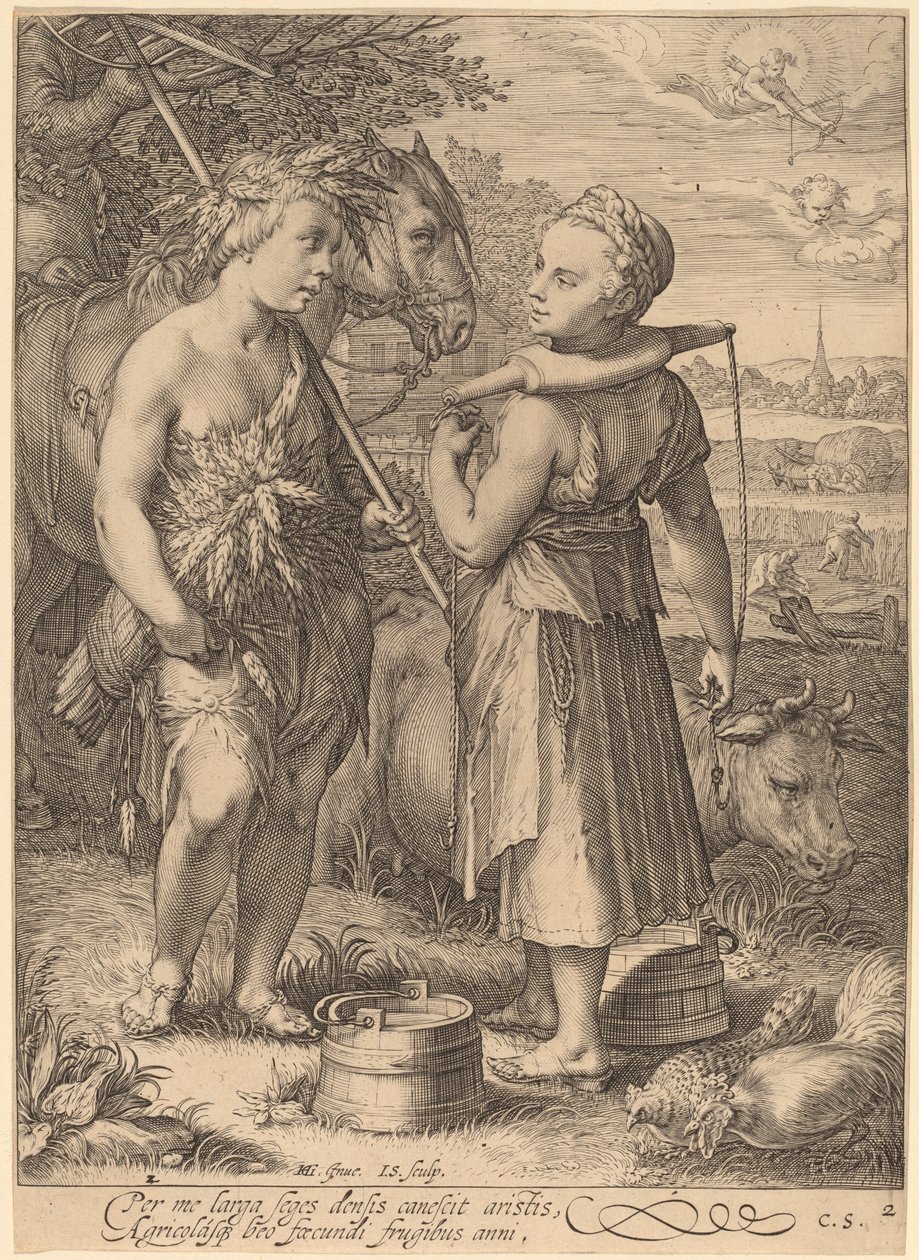 Verão de Jan Pietersz Saenredam after Hendrik Goltzius
