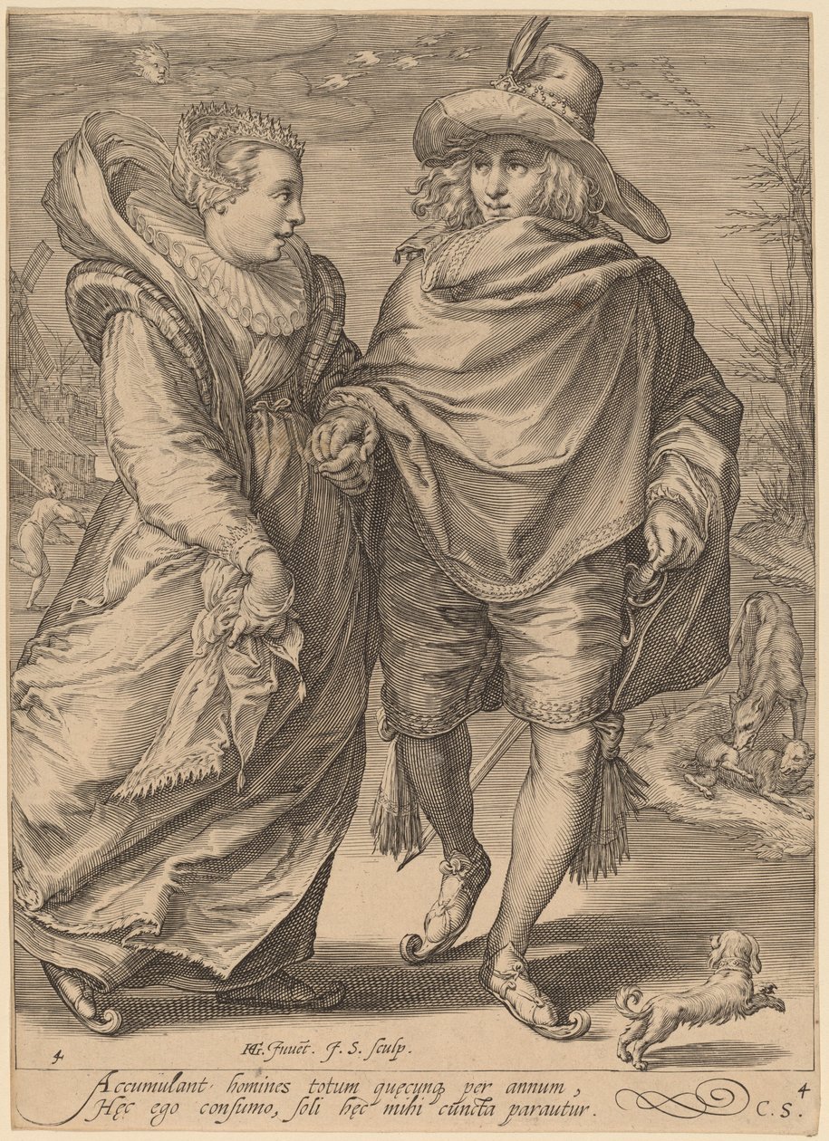 Inverno de Jan Pietersz Saenredam after Hendrik Goltzius