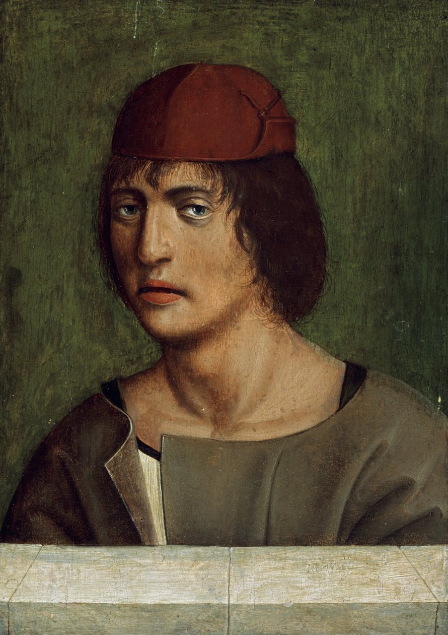 Retrato de um jovem (auto-retrato) de Jan Polack