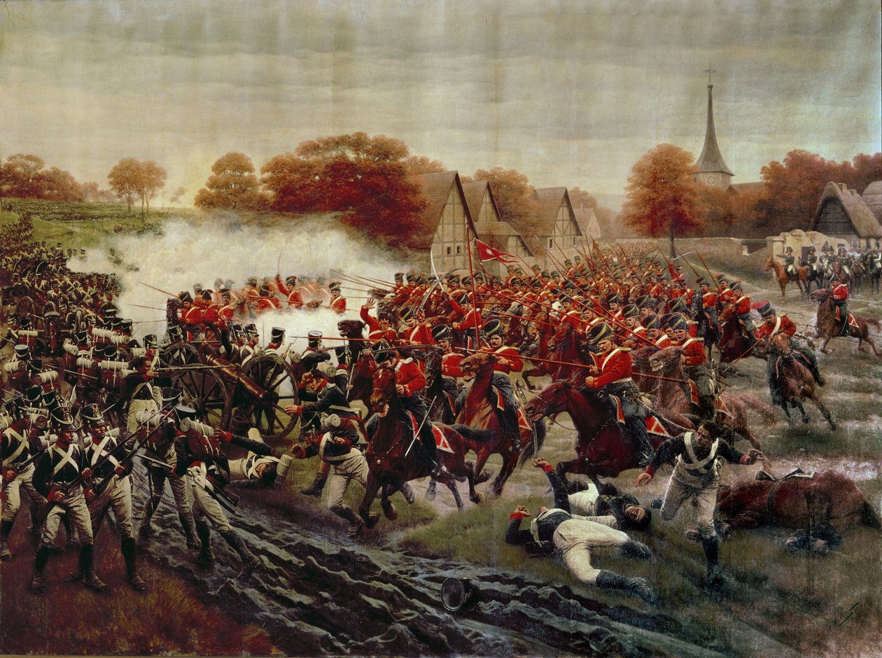 Cossacos carregando as armas (óleo sobre tela) de Jan Rosen