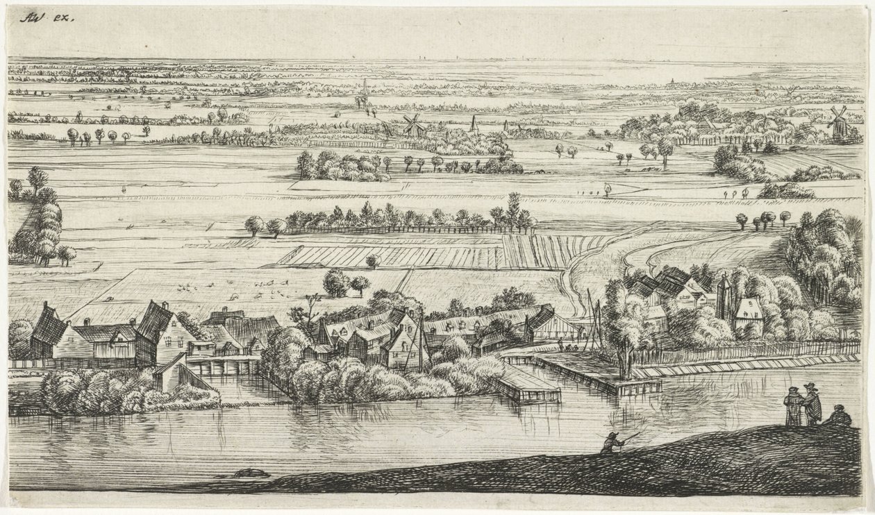 vila ribeirinha Várias paisagens (título da série) de Jan Ruyscher
