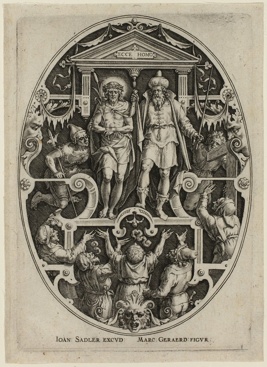 Ecce Homo, da Paixão de Cristo de Jan Sadeler I