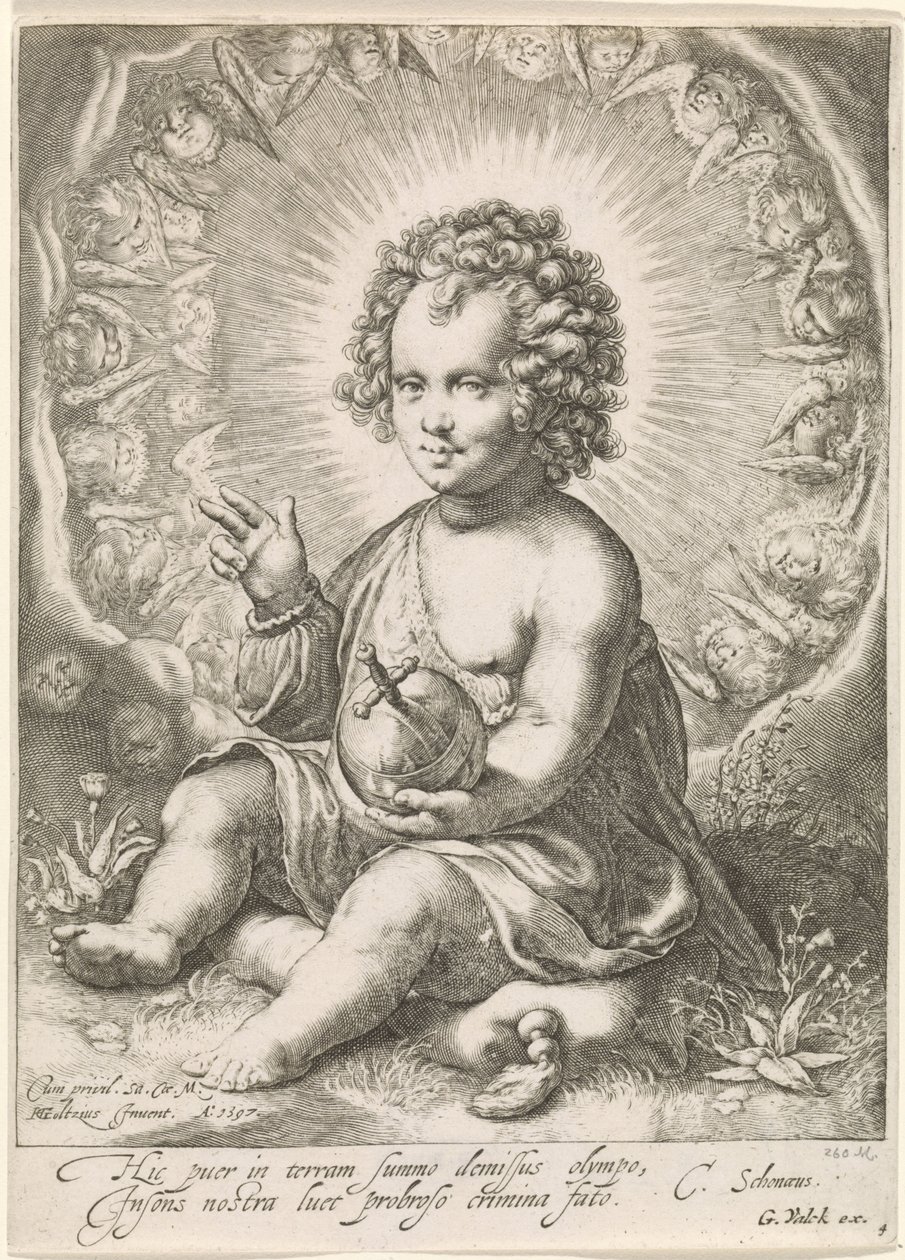 Antes de Christuskind als Salvatore de Jan Saenredam (attributed to)