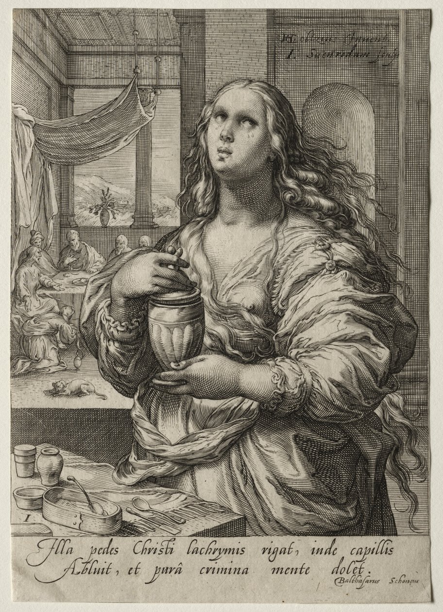 Heroínas do Novo Testamento: Maria Madalena de Jan Saenredam