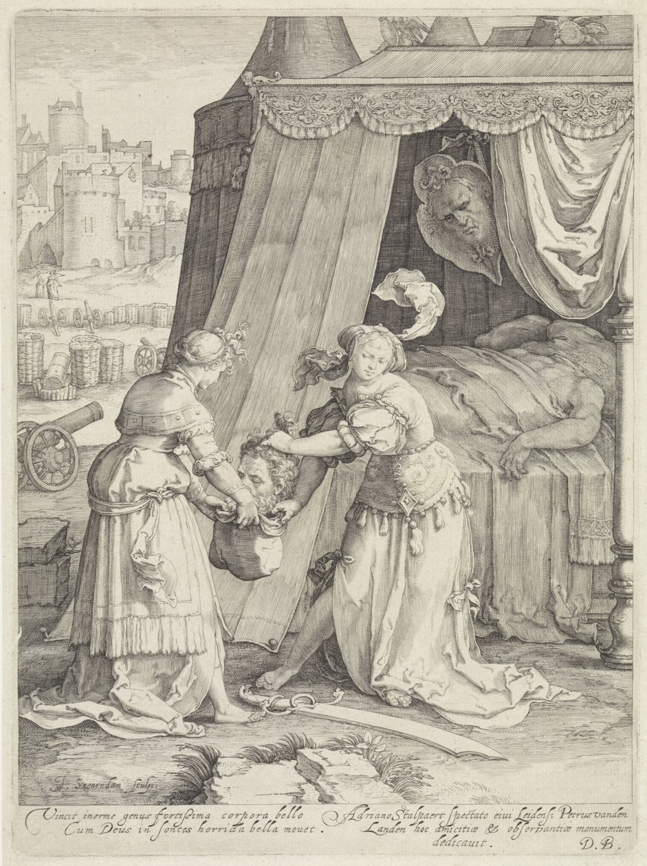 Judit com a cabeça de Holofernes de Jan Saenredam