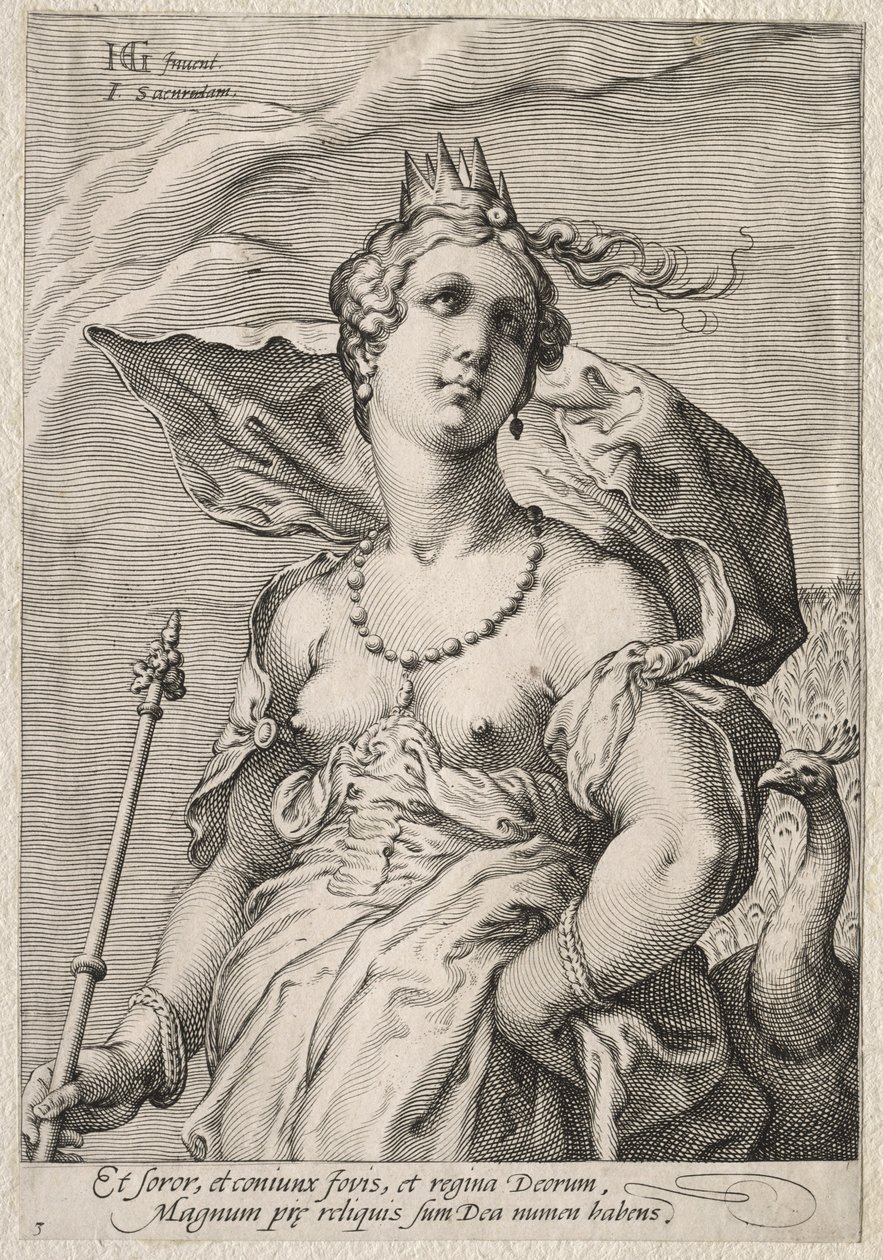 Juno, c. 1595 de Jan Saenredam