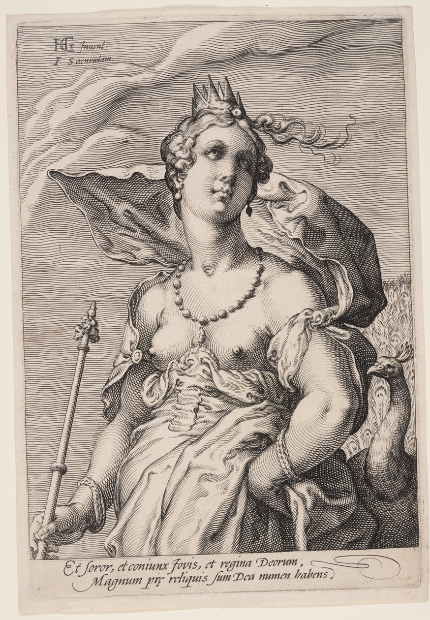 Juno, de Três Deusas de Jan Saenredam