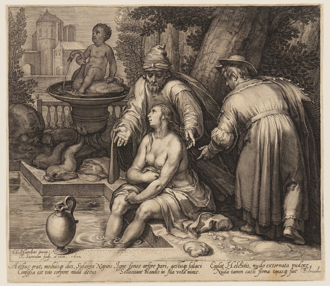 Susana e os anciãos de Jan Saenredam