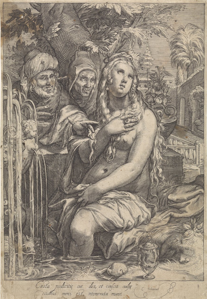 Susana e os Anciãos de Jan Saenredam
