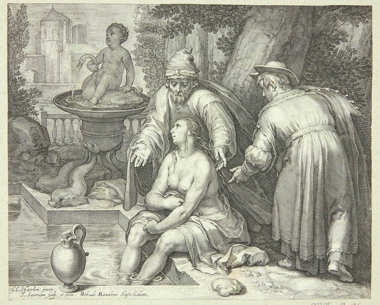 Susana e os anciãos de Jan Saenredam