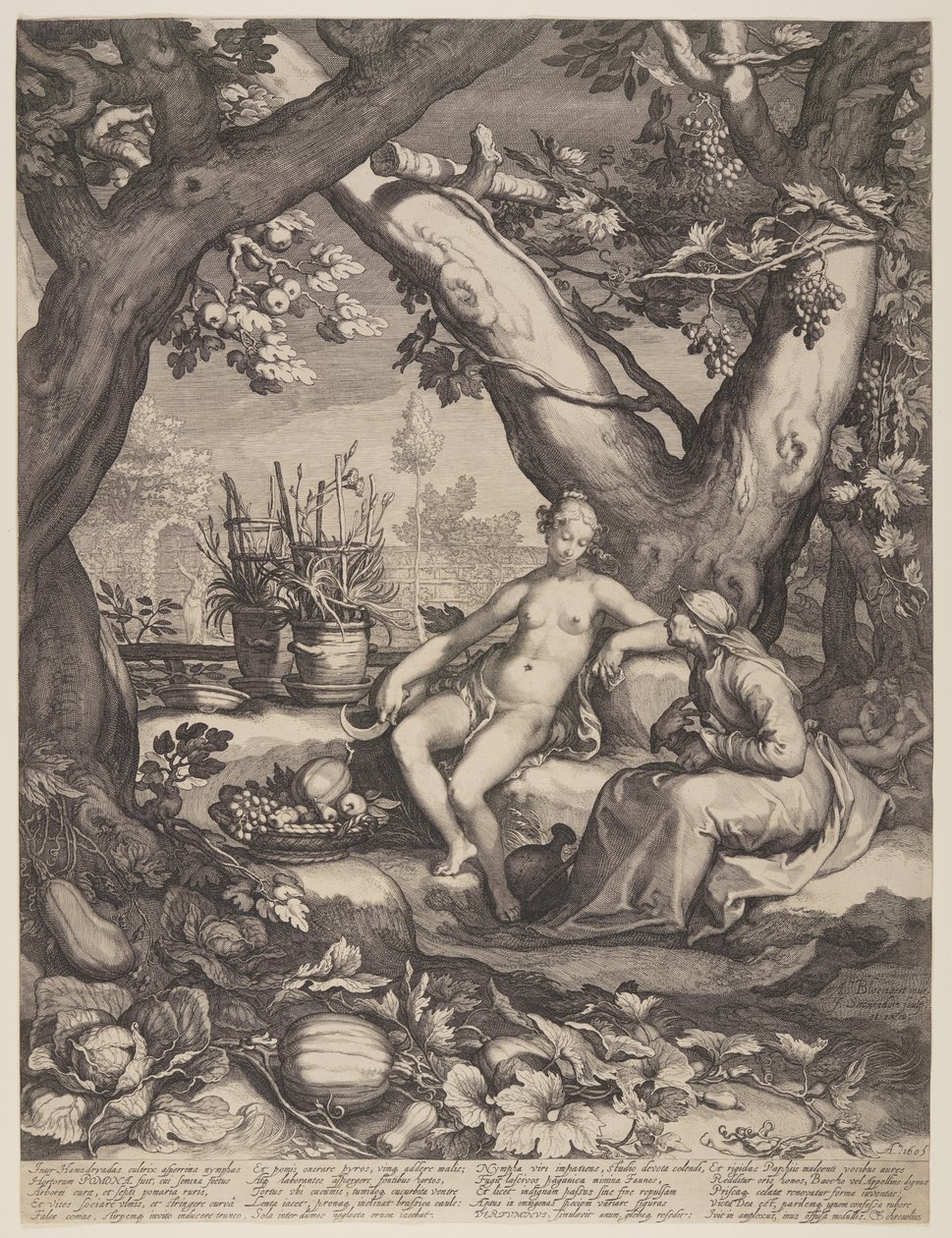 Vertumno e Pomona de Jan Saenredam