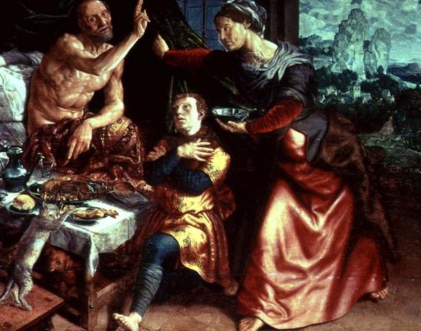 Isaac abençoa Jacob de Jan Sanders van Hemessen