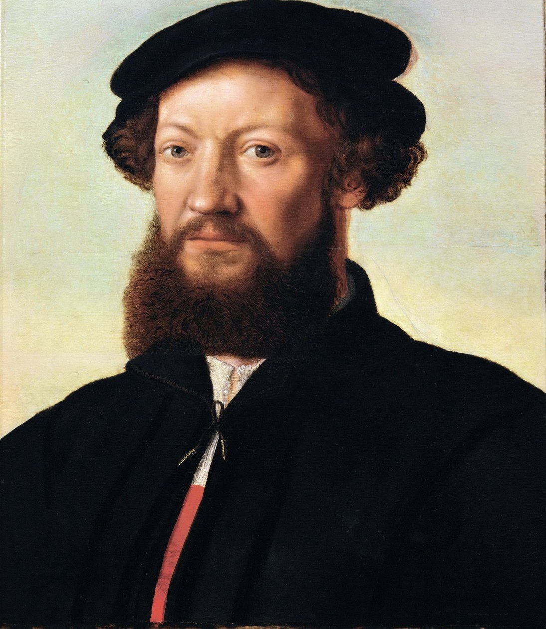 Retrato de um Homem - Jan Sanders van Hemessen (c. 1500-c. 1566). Óleo sobre madeira, ca. 1555. Dimensão : 47x39 cm. Museu de História de Arte, Vienne de Jan Sanders van Hemessen