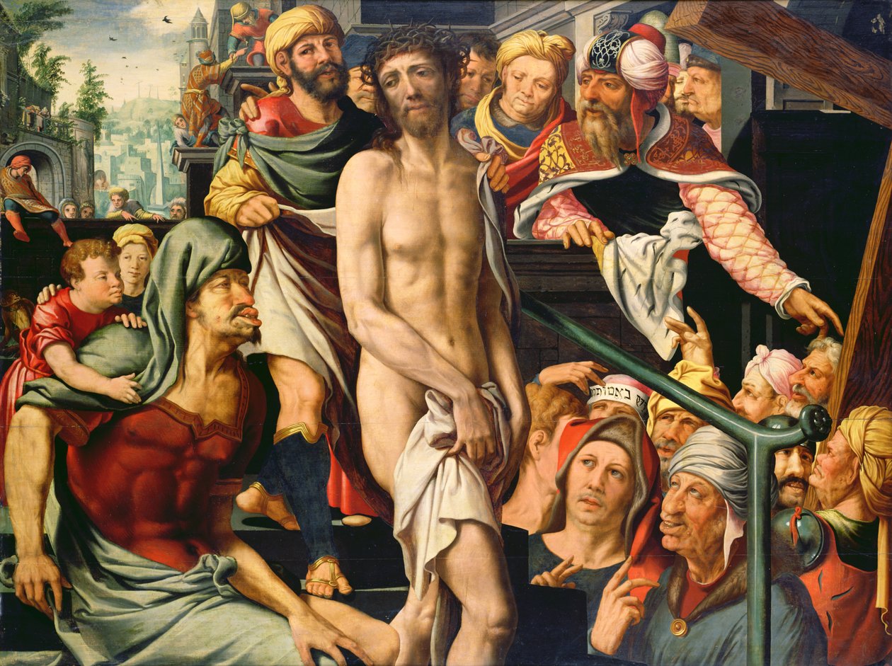 A zombaria de Cristo de Jan Sanders van Hemessen