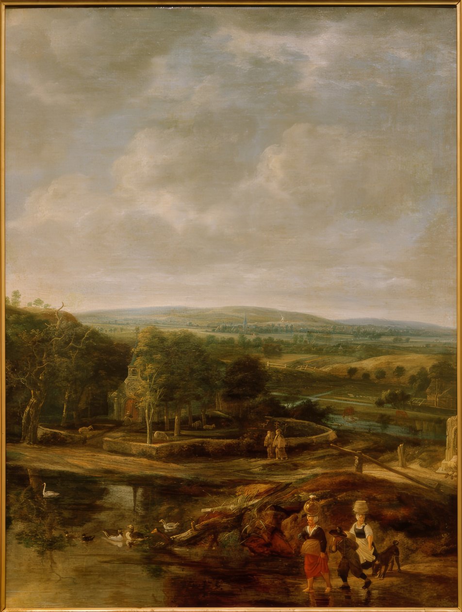 Paisagem Italiana com Staffage de Jan Siberechts
