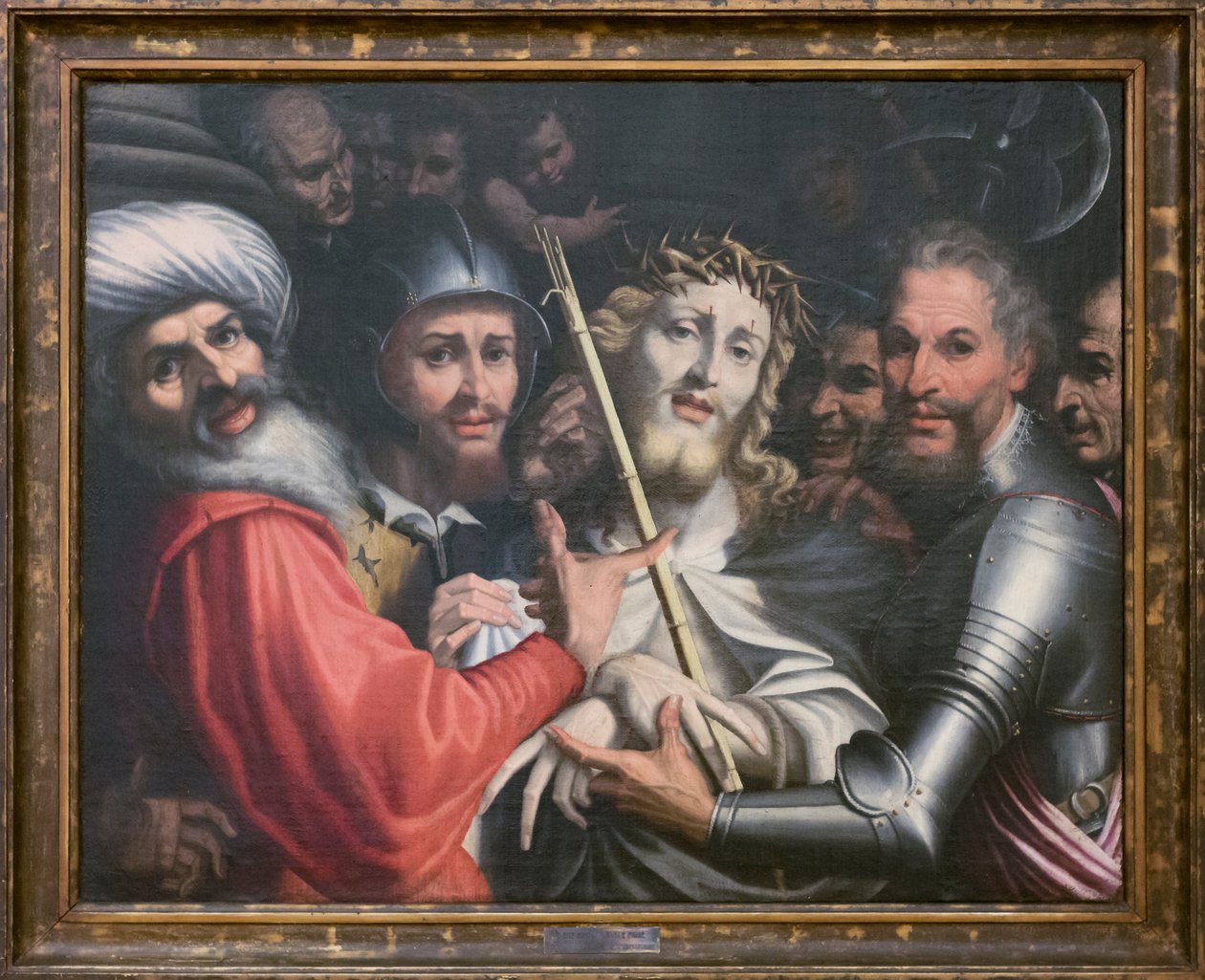 Cristo mostrado ao povo (óleo sobre tela) de Jan Soens