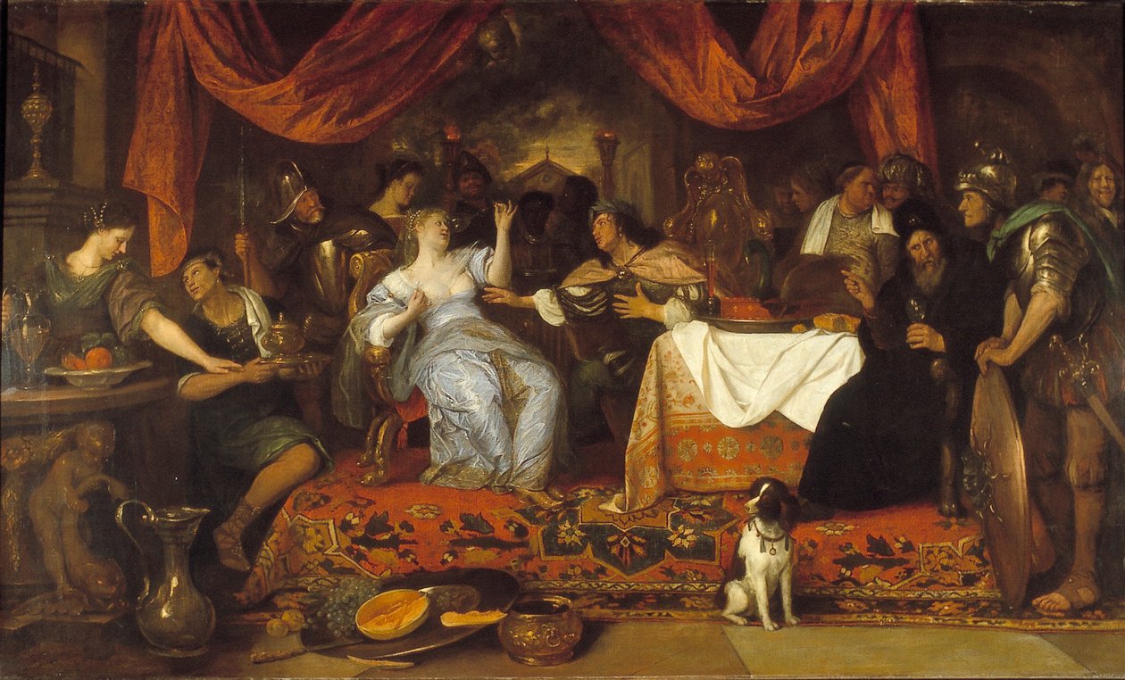 António e Cleópatra de Jan Steen