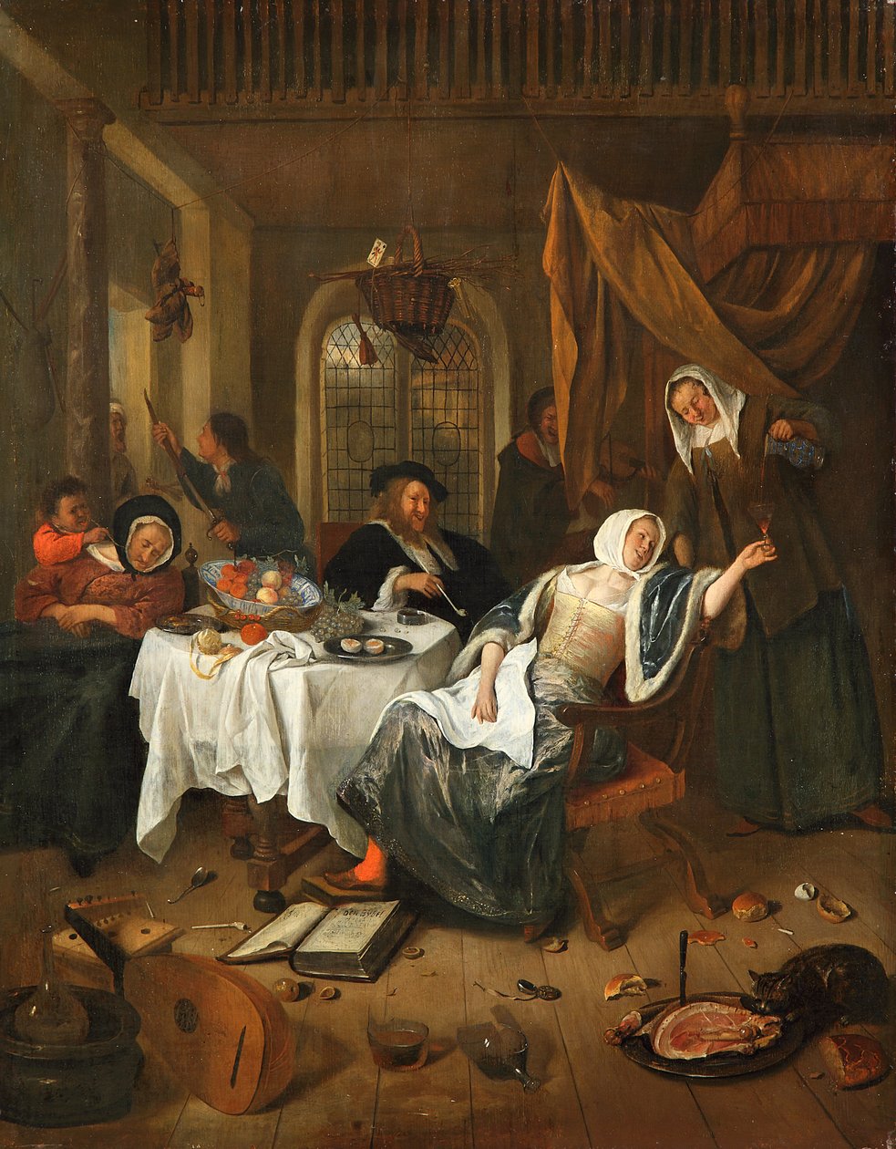 O lar dissoluto de Jan Steen