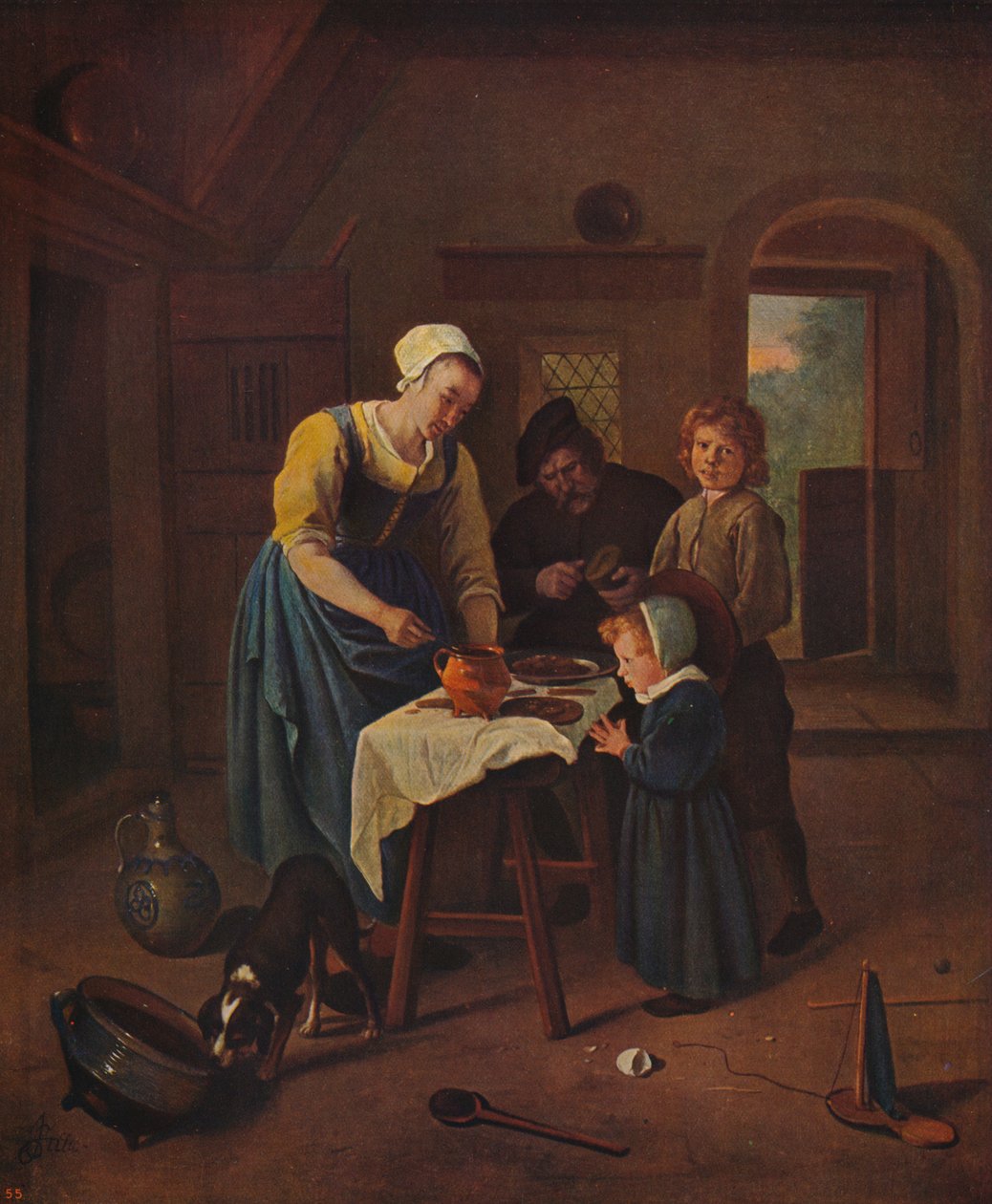 "Grace Before Meat", c1665, c1915 de Jan Steen