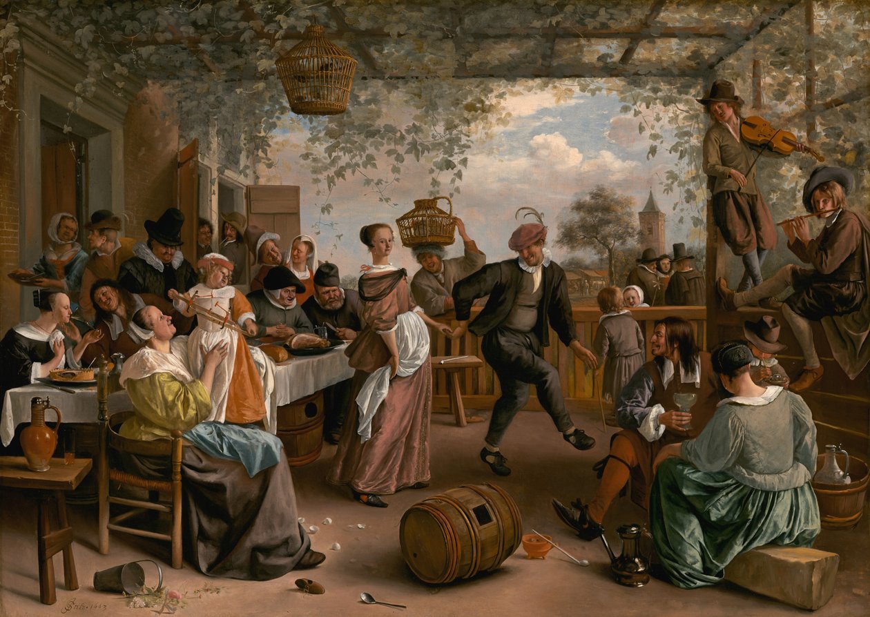 O casal dançarino de Jan Steen