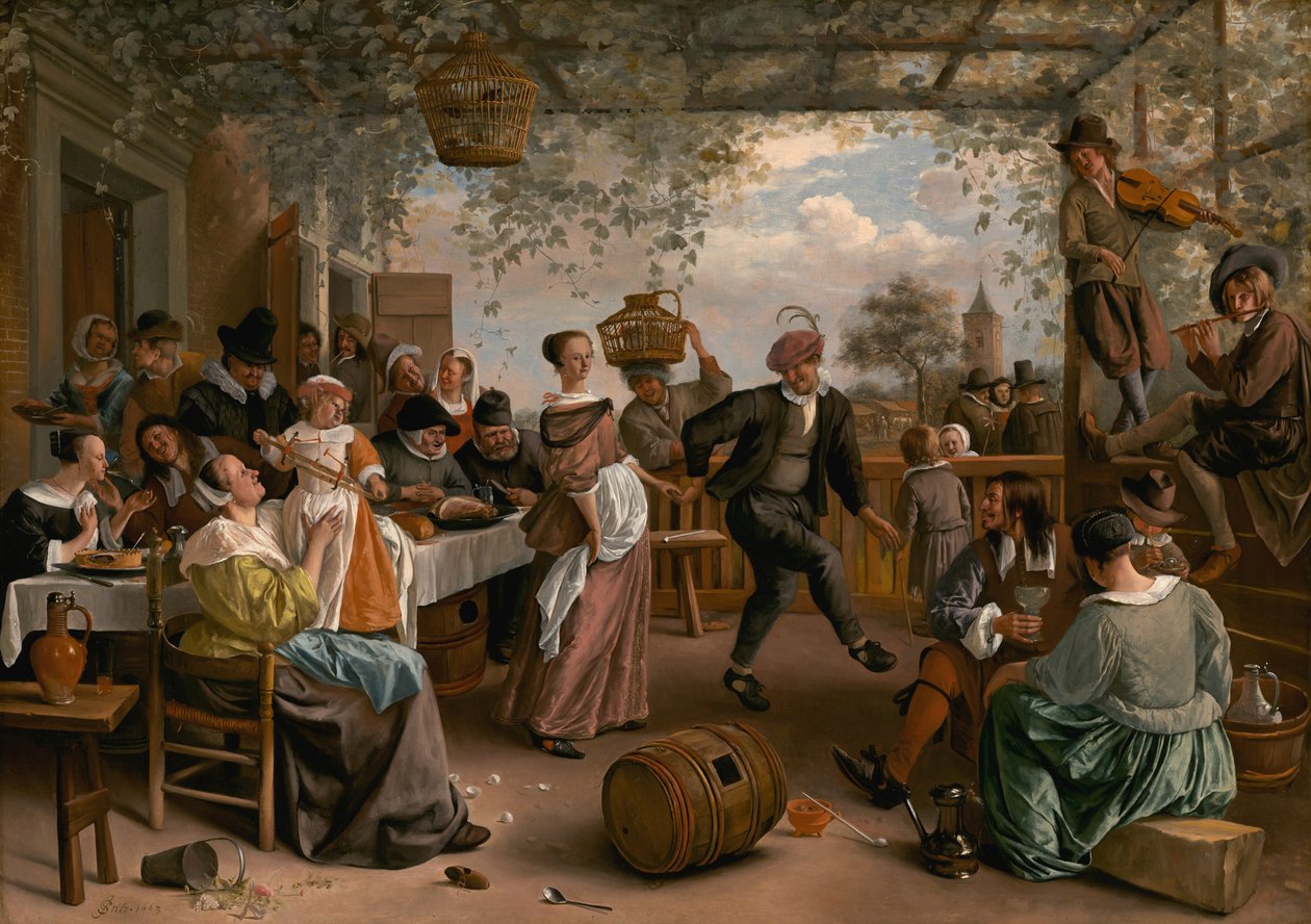 The Dancing Couple, 1663. de Jan Steen